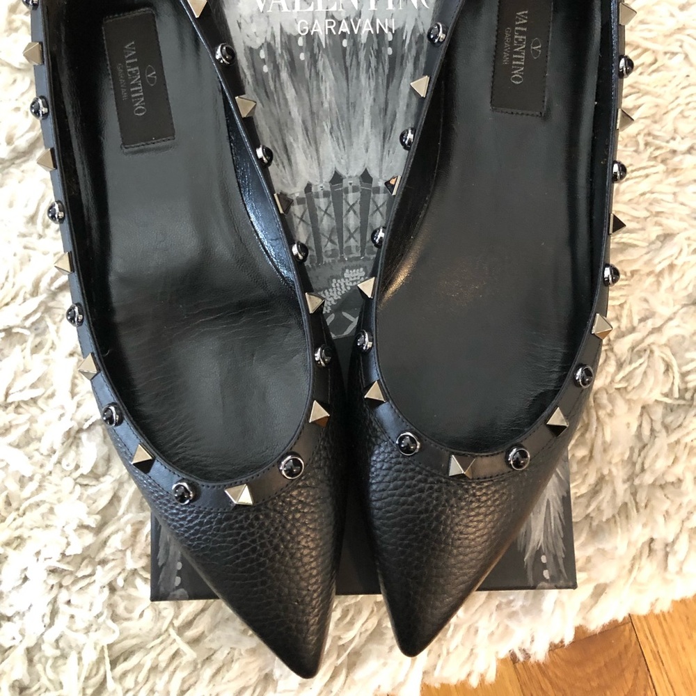 Valentino rockstud flats